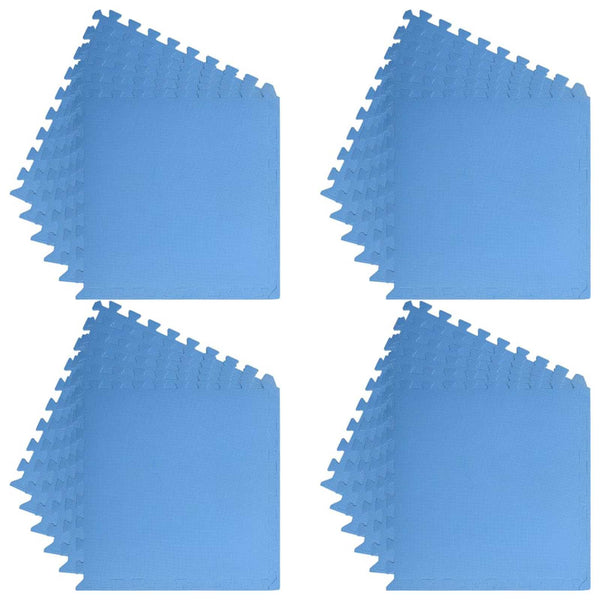 Pool Bodenteppich 24-teilig Blau 8,64 ㎡