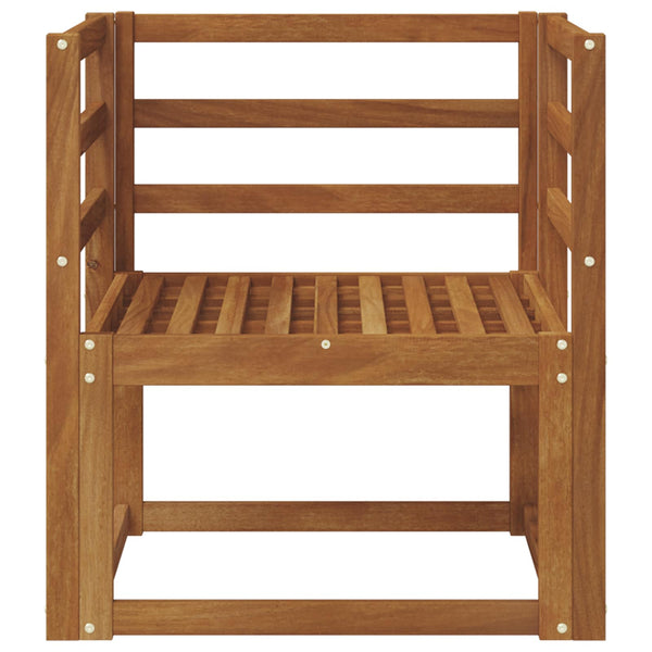 Akazie Massivholz Gartensofa