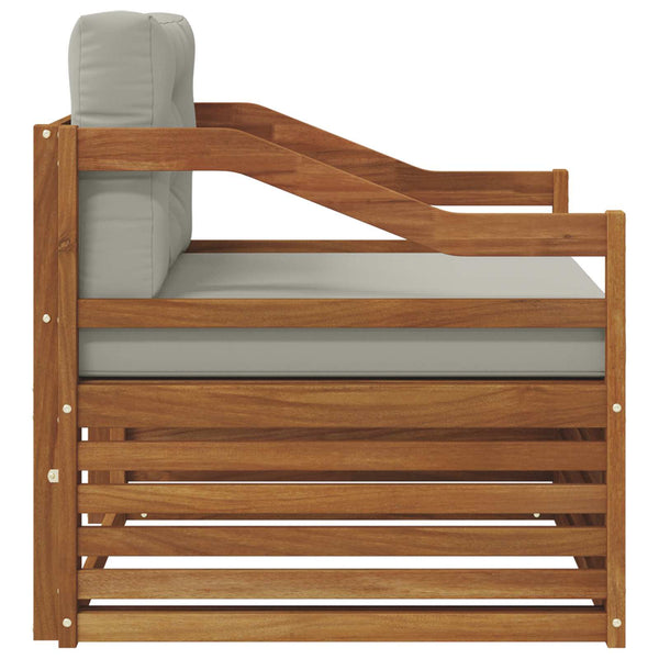 Akazie Outdoor Sofa, Hellgrau