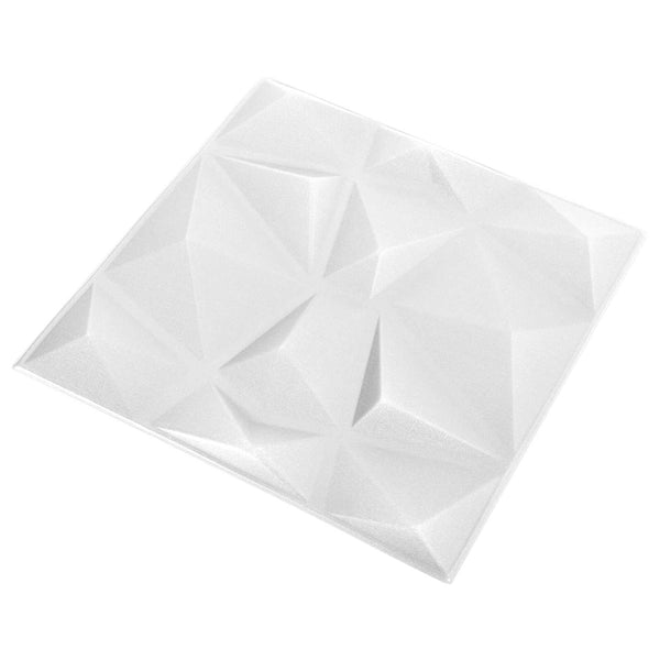 3D Wandpaneele Origami Weiß 50x50cm