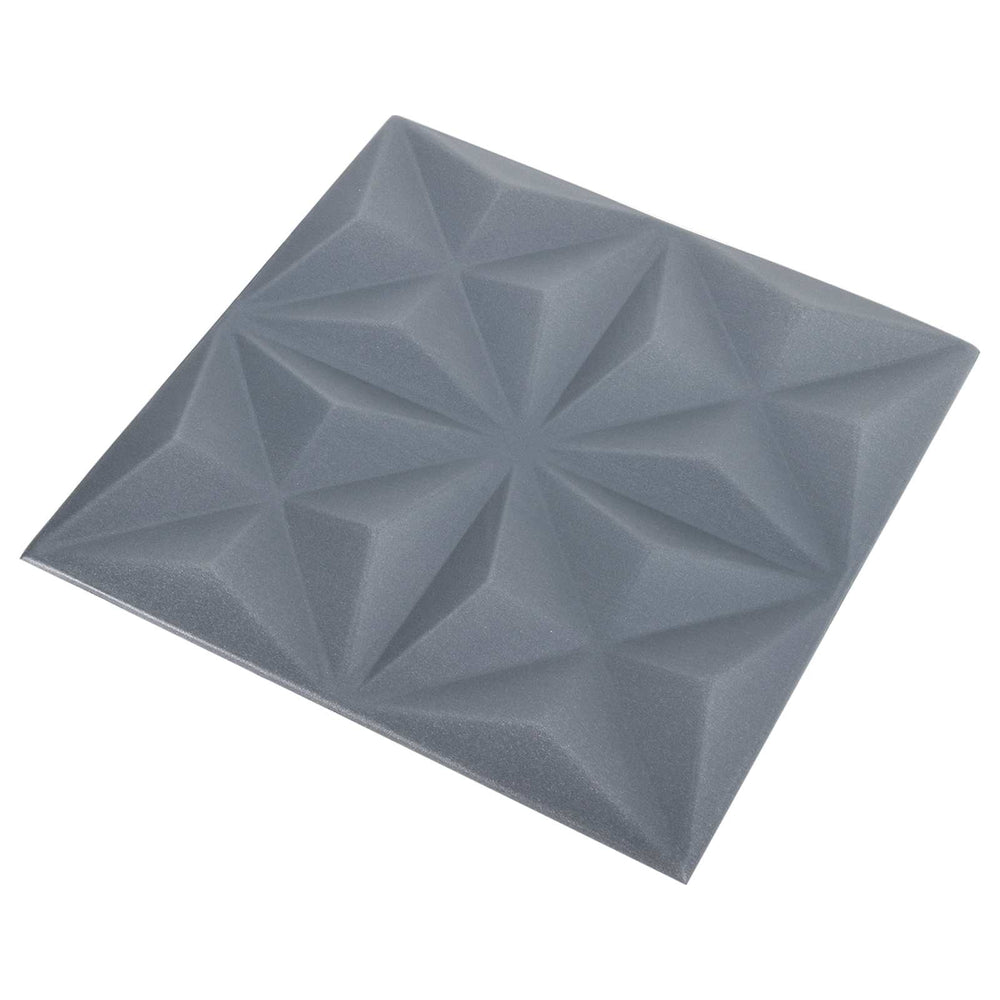 3D Wandpaneele Origami Grau 24er Set