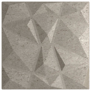 Betongraue Wandpaneele, 24 Stk. 50x50 cm