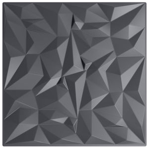 3D Wandpaneele Amethyst Grau 48 Stk