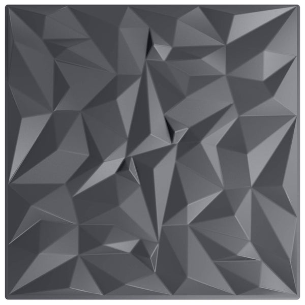 3D Wandpaneele Amethyst Grau 48 Stk