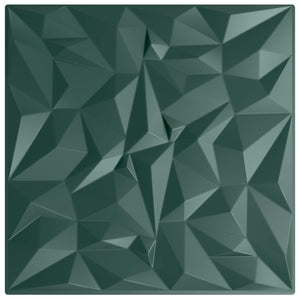 Wandpaneele Amethyst Grün 50x50cm (12er Set)