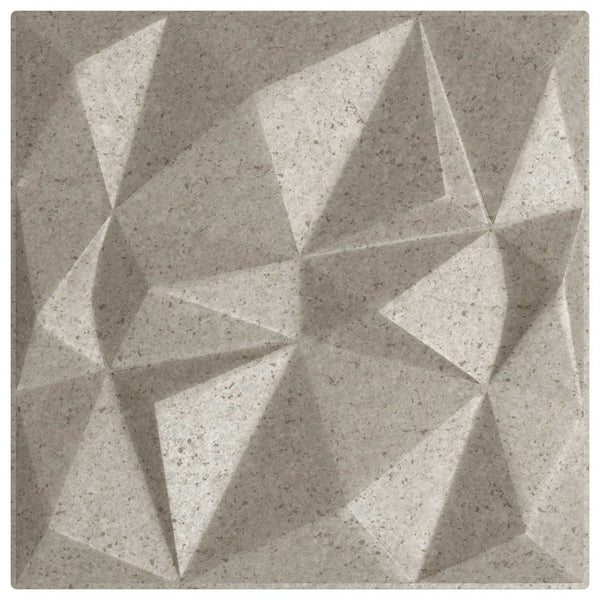 3D Wandpaneele Diamant Beton, 12 Stück