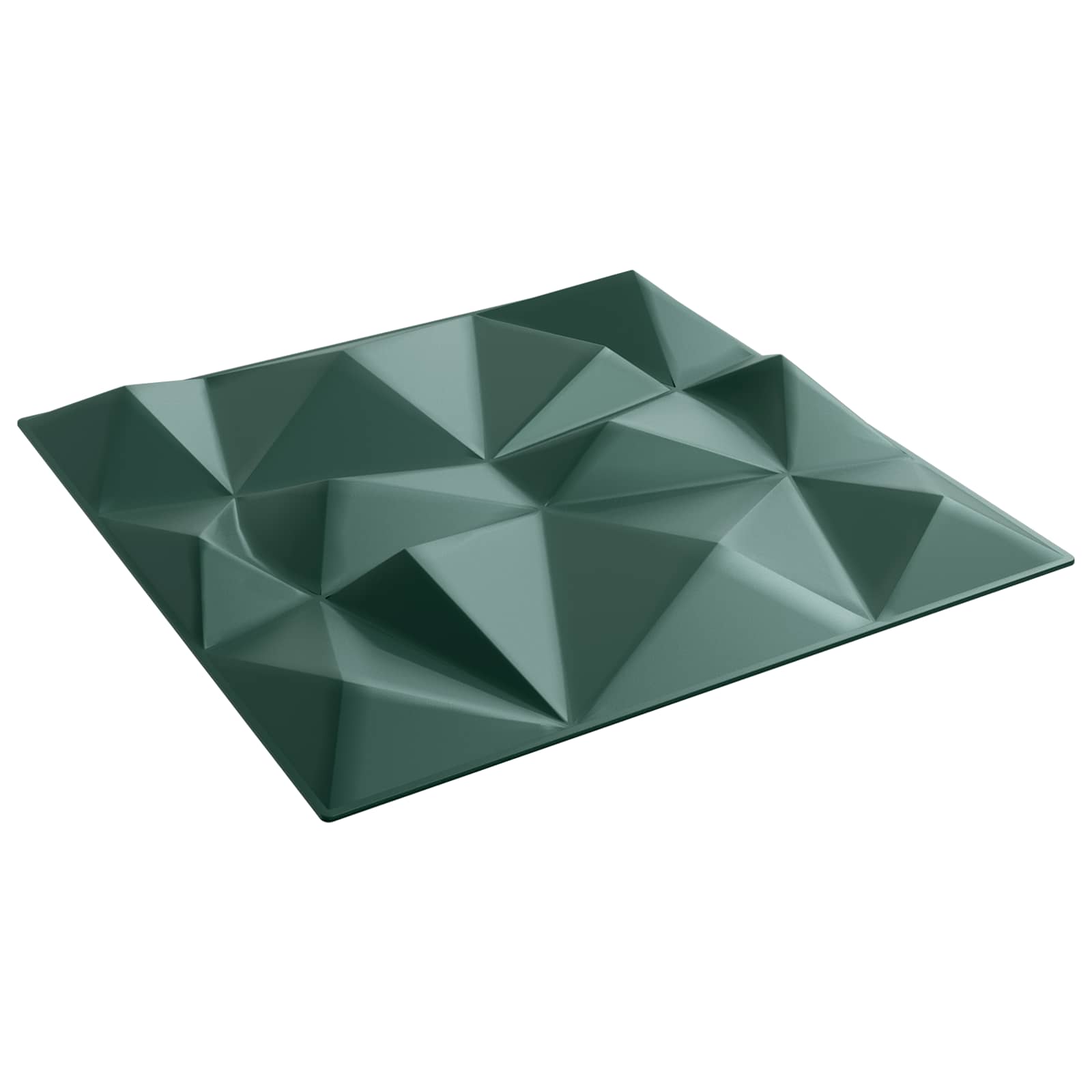3D Wandpaneele Diamant Grün 50x50cm