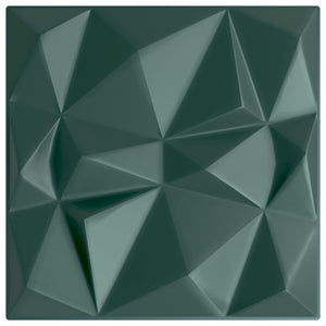 3D Wandpaneele Diamant Grün 50x50cm