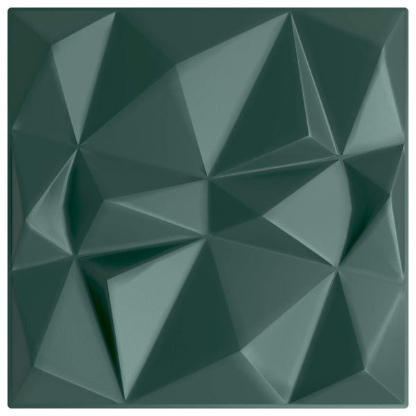 3D Wandpaneele Diamant Grün 50x50cm