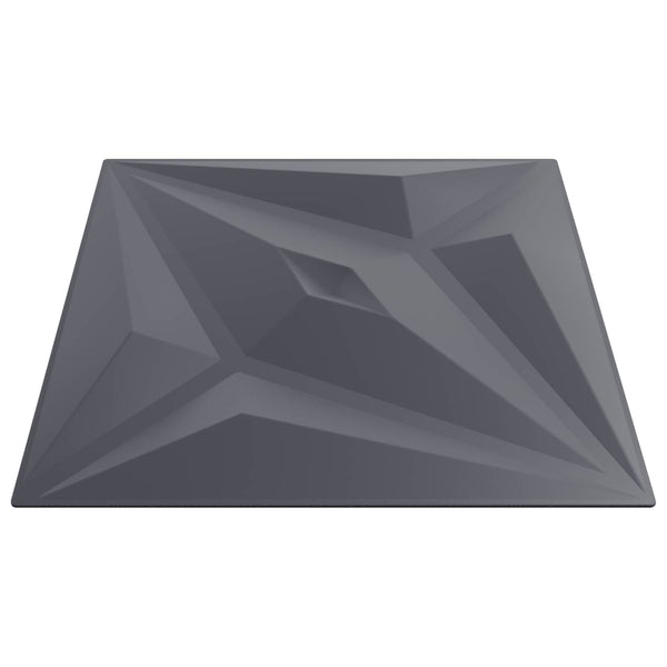 3D Wandpaneele Stern Grau 50x50cm