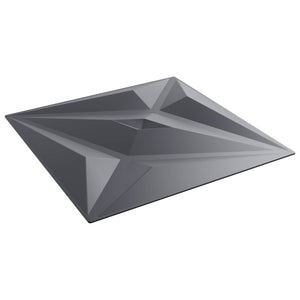 3D Wandpaneele Stern Grau 48 Stk