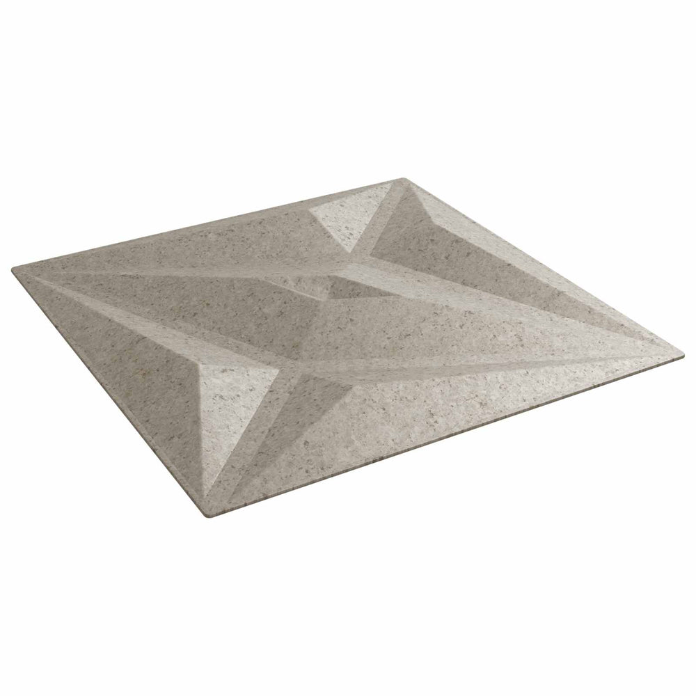 3D Wandpaneele Stern Betonoptik 50x50 cm, 12 Stk.
