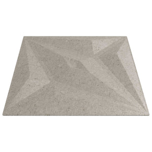 3D Wandpaneele Stern Beton 50x50cm, 24 Stk.