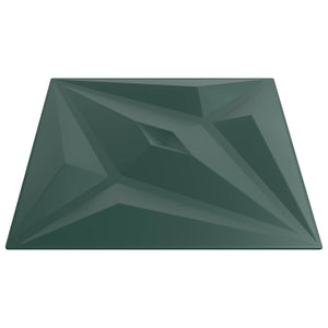 3D Wandpaneele Stern Grün 50x50cm, 12 Stk.
