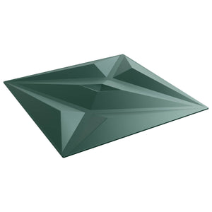 3D Wandpaneele Stern Grün 50x50cm (24er Set)