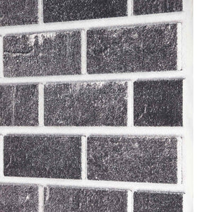 Wandpaneele Schwarz & Grau Steinmuster 10 Stk