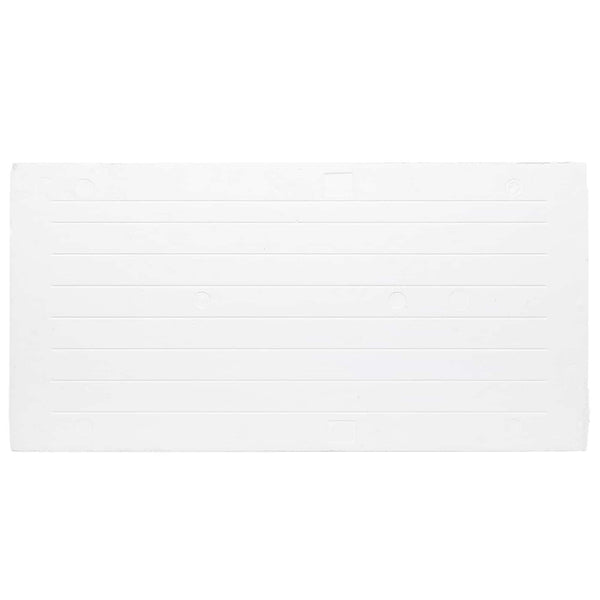 Wandpaneele Rot 10 Stk. 100x50cm EPS-Schaum