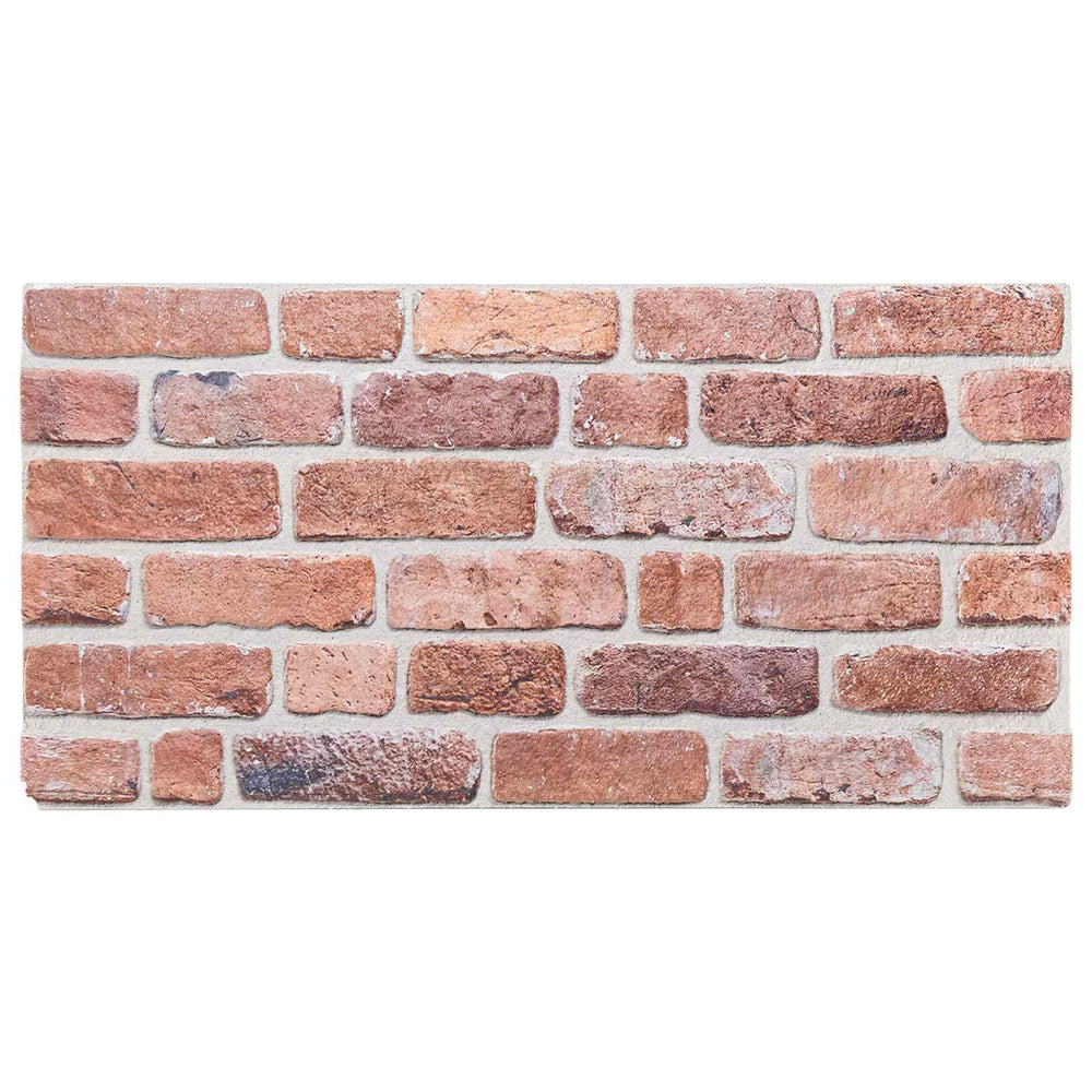 Wandpaneele Rot 10 Stk. 100x50cm EPS-Schaum