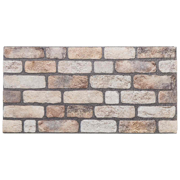 Wandpaneele Hellbraun Steinmuster 100x50cm (10 Stk.)