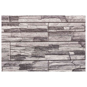 Wandpaneele 10er Set Dunkelgrau Hellgrau 100x50cm