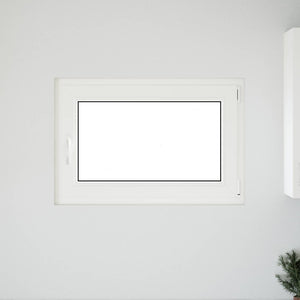 Kellerfenster PVC 90x70 cm Weiß