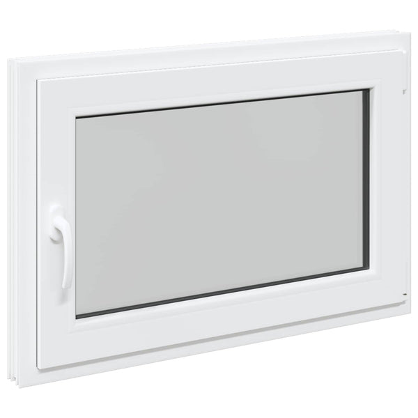 Kellerfenster PVC 90x70 cm Weiß