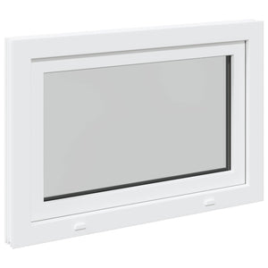 Kellerfenster PVC 90x70 cm Weiß
