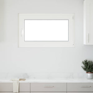 Kellerfenster PVC Weiß 100x70 cm