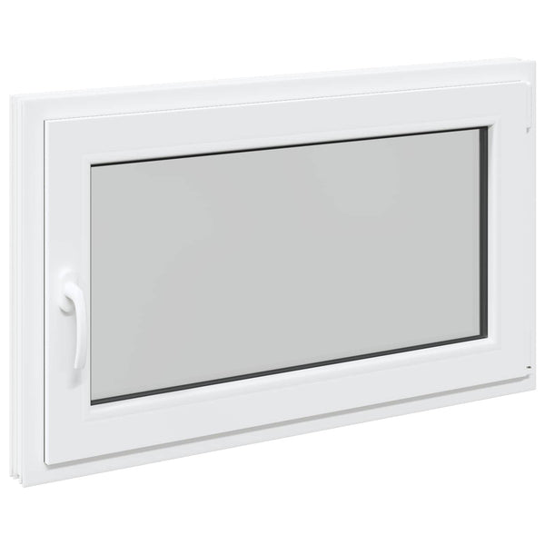 Kellerfenster PVC Weiß 100x70 cm