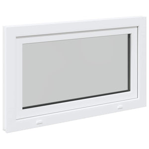 Kellerfenster PVC Weiß 100x70 cm