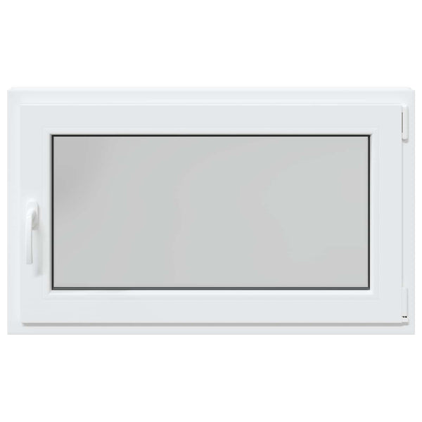 Kellerfenster PVC Weiß 100x70 cm