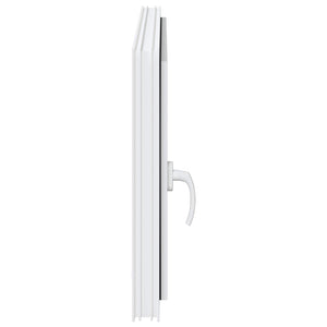 Kellerfenster PVC Weiß 100x70 cm