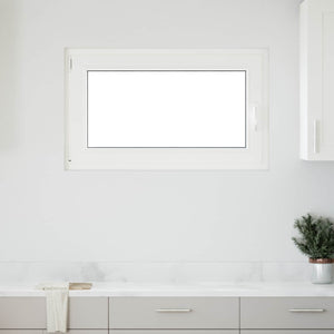 Kellerfenster PVC Weiß 100x70 cm