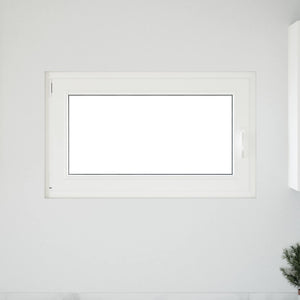 Kellerfenster PVC Weiß 100x70 cm