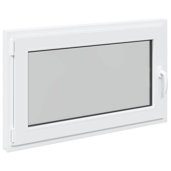 Kellerfenster PVC Weiß 100x70 cm
