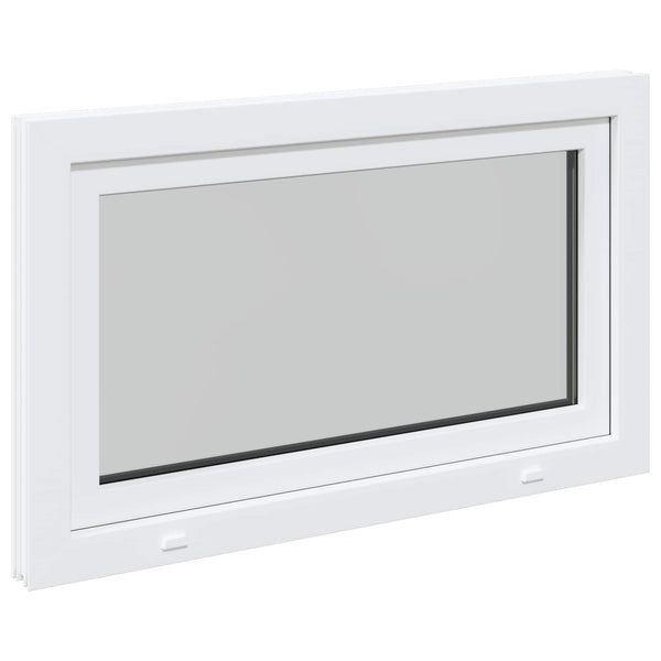 Kellerfenster PVC Weiß 100x70 cm