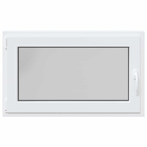 Kellerfenster PVC Weiß 100x70 cm