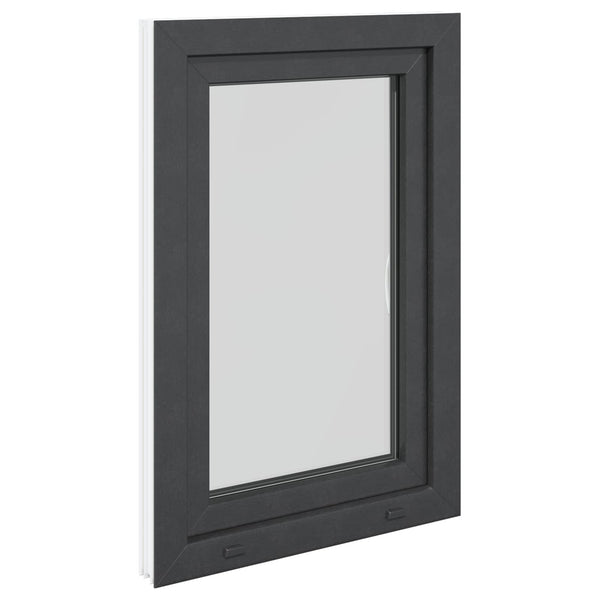 Kellerfenster PVC Anthrazit 60x80 cm
