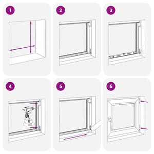 Kellerfenster PVC Anthrazit 60x80 cm