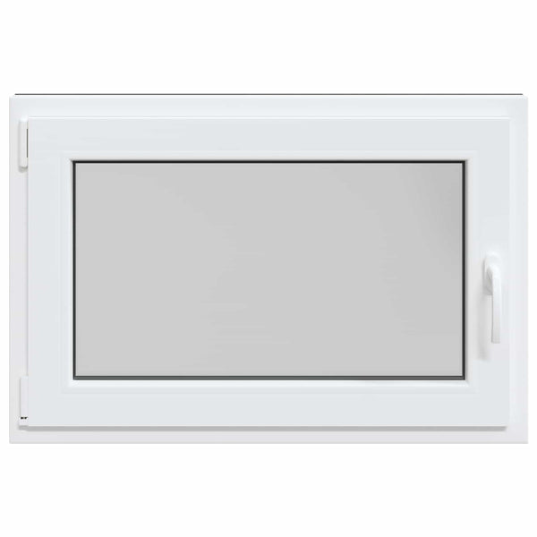 vidaXL Fenêtre de sous-sol RISOR 90 x 70 cm PVC et verre anthracite
