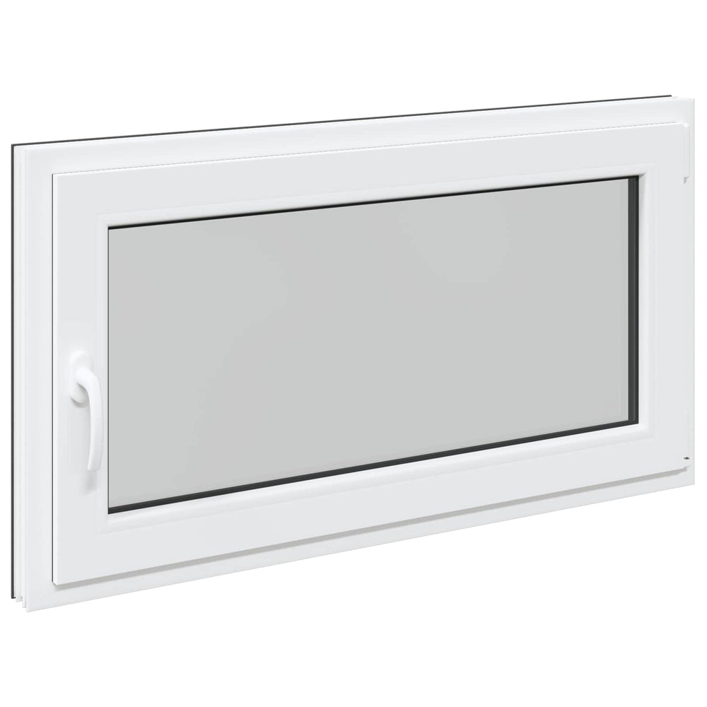 Anthrazit Kellerfenster PVC Glas 110x70cm