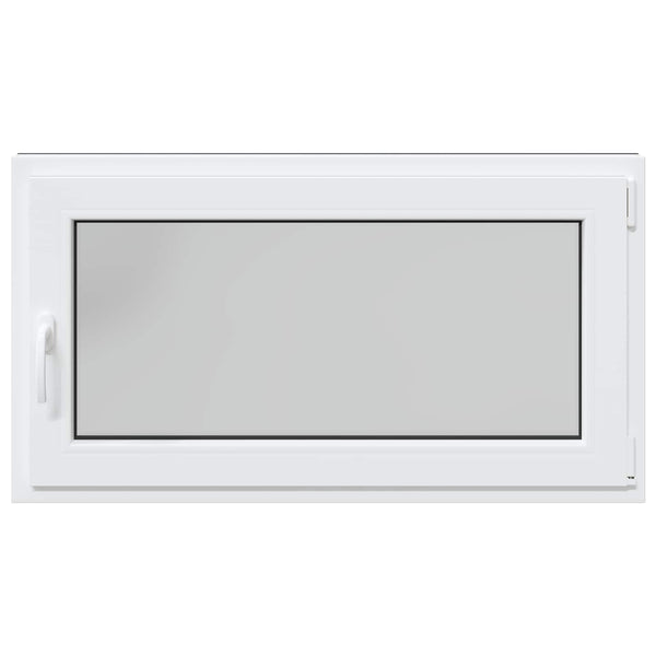 vidaXL Fenêtre de sous-sol RISOR 110 x 70 cm PVC et verre anthracite
