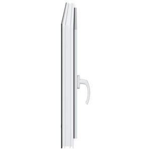 vidaXL Fenêtre de sous-sol RISOR 110 x 70 cm PVC et verre anthracite