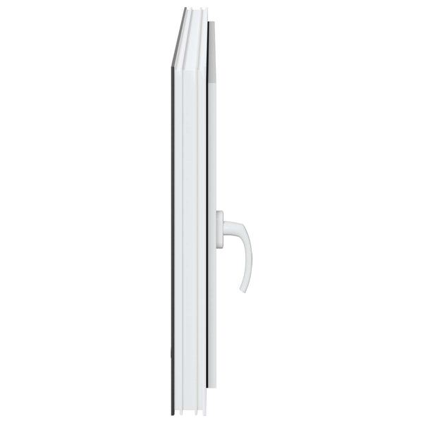vidaXL Fenêtre de sous-sol RISOR 110 x 70 cm PVC et verre anthracite