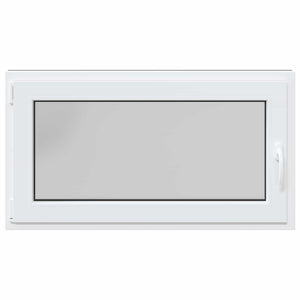 vidaXL Fenêtre de sous-sol RISOR 110 x 70 cm PVC et verre anthracite