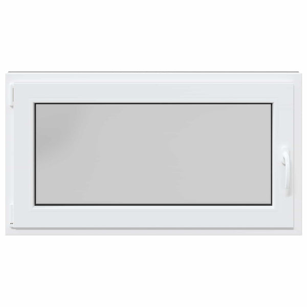 vidaXL Fenêtre de sous-sol RISOR 110 x 70 cm PVC et verre anthracite