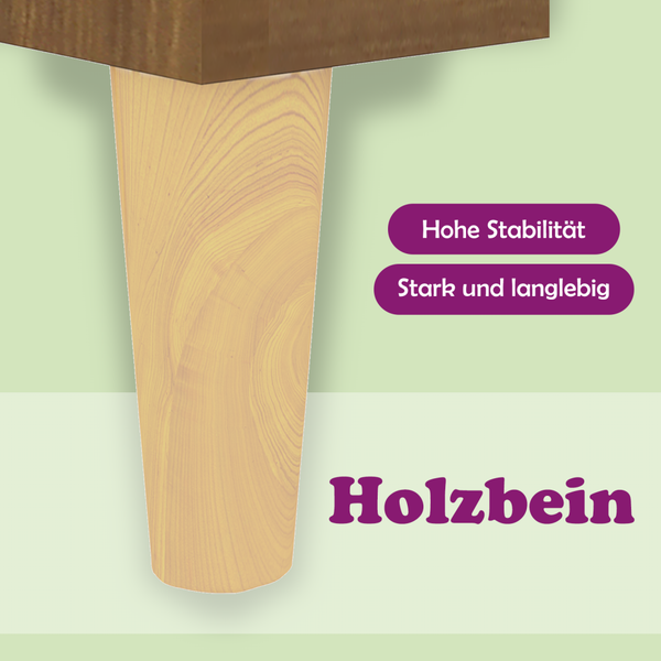Couchtisch Braun Eiche 50x50 cm