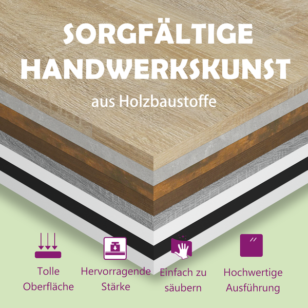 Schuhbank Schwarz 105 cm