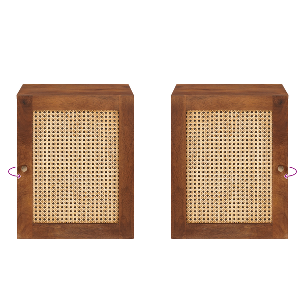 Badezimmerschrank Set 5-teilig Mango Massivholz