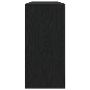 Sideboard Schwarz Eichenoptik 79x38x80cm, 2er-Set